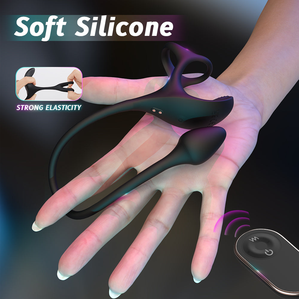 EmberIntimacy's Voyager - The Triple-Point Remote Prostate & Ring Massager