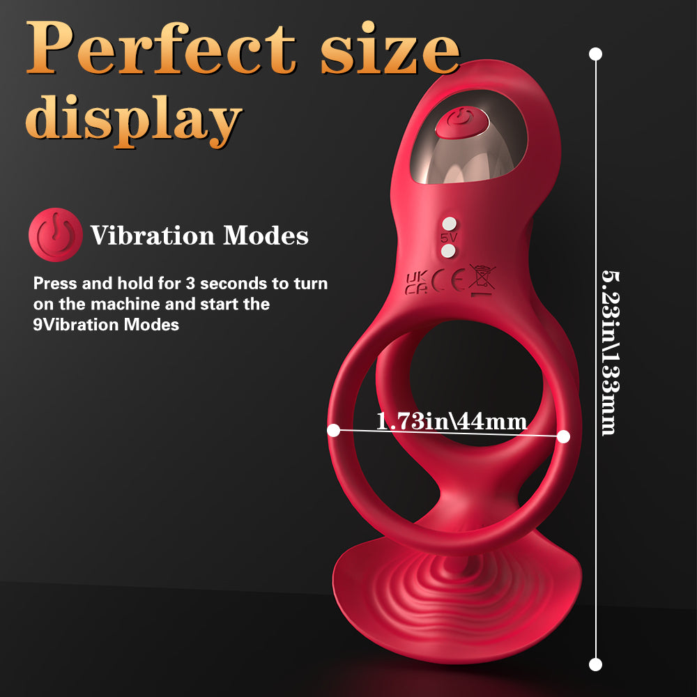 EmberIntimacy's Sonnet - The App-Controlled Vibrating Rose Ring for Couples