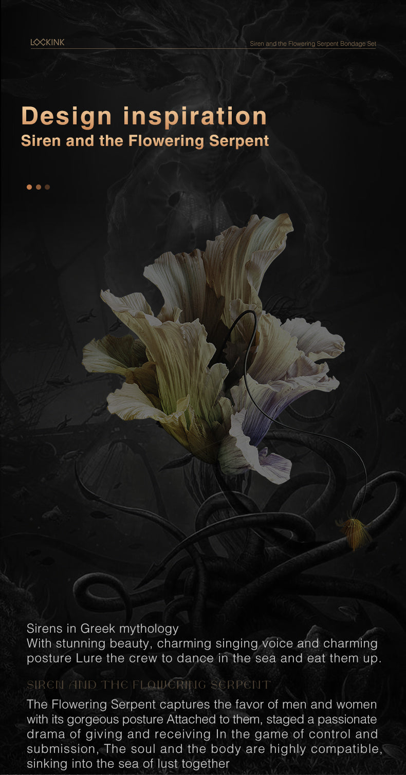 LOCKINK "Flower Spirit Snake" | Siren and the Flowering Serpent 12-Piece