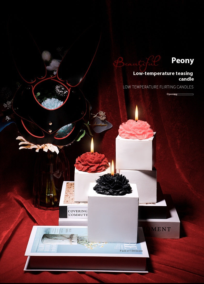 EmberIntimacy Blooming Peony Wax Play Candle
