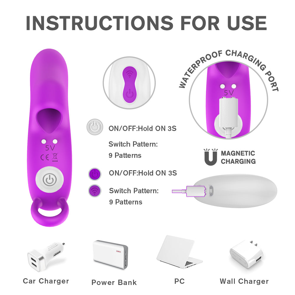 EmberIntimacy's Impulse - Remote Control Vibrating Finger Sleeve