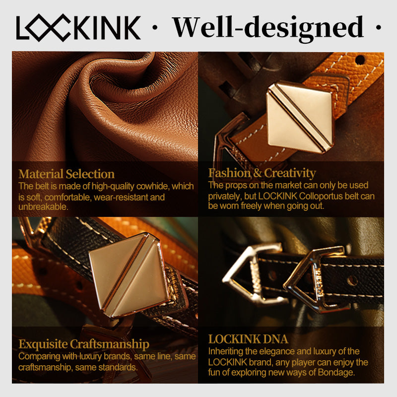 LOCKINK Colloportus "Gate of Shackles" Multi-Functional Bondage Belt Set