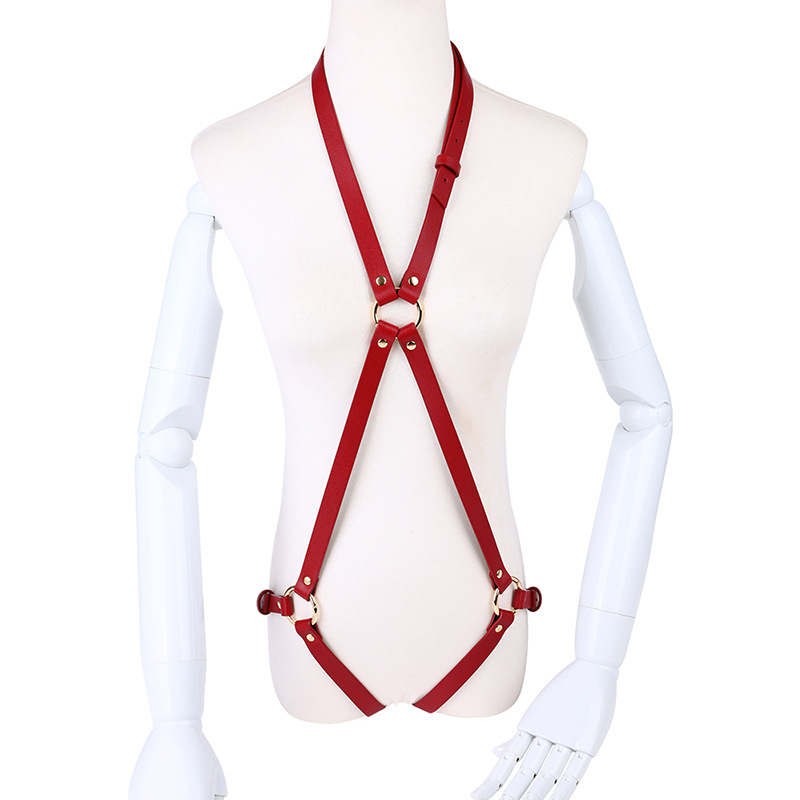 EmberIntimacy Crimson Cage Harness Set