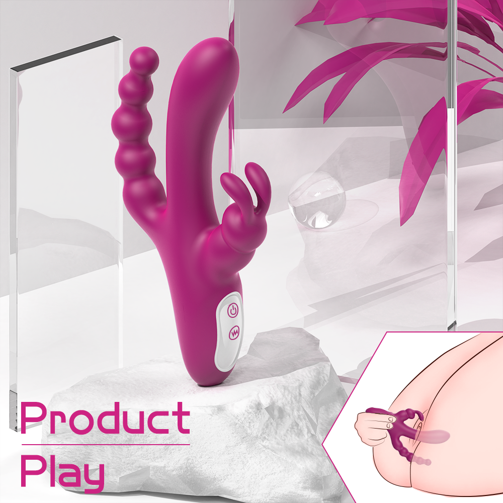 EmberIntimacy's Cerberus - The Triple-Motor Multi-Point Rabbit Vibrator