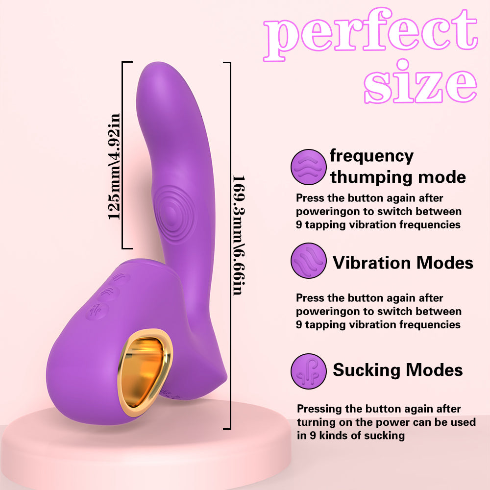 EmberIntimacy's Scepter - The 3-in-1 Finger-Held Tapping & Suction Vibe