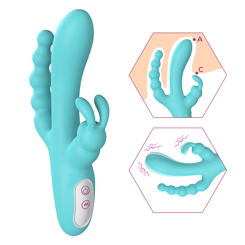 EmberIntimacy's Cerberus - The Triple-Motor Multi-Point Rabbit Vibrator
