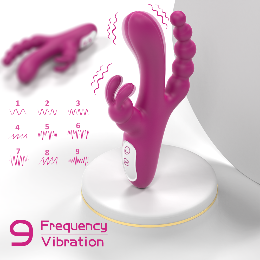 EmberIntimacy's Cerberus - The Triple-Motor Multi-Point Rabbit Vibrator