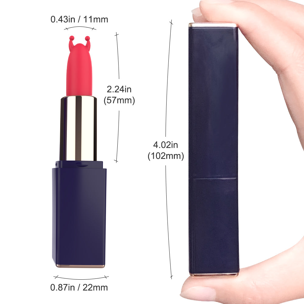 EmberIntimacy's Stiletto - The 3-in-1 Interchangeable Head Lipstick Vibrator