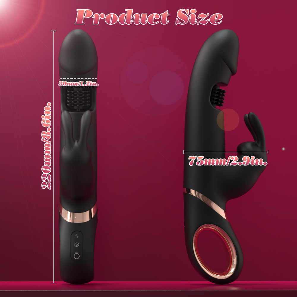 EmberIntimacy's Trinity Vortex - Triple-Stimulation Rotating G-Spot Vibrator