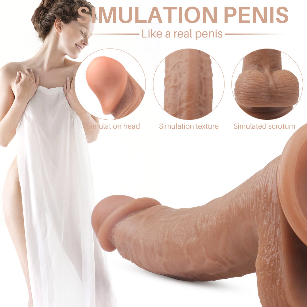 EmberIntimacy's Archetype - 2-in-1 Realistic Suction Dildo & Remote Bullet Set