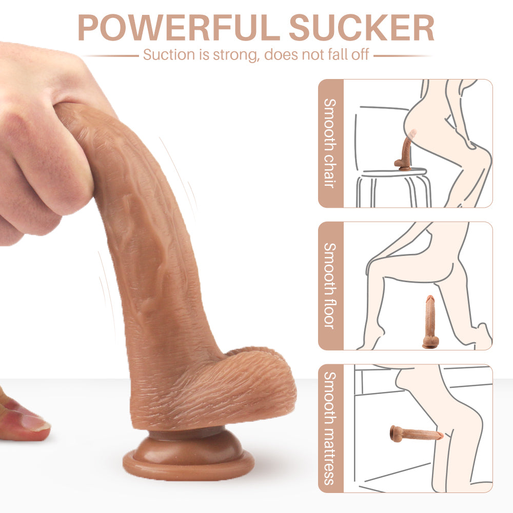 EmberIntimacy's Archetype - 2-in-1 Realistic Suction Dildo & Remote Bullet Set