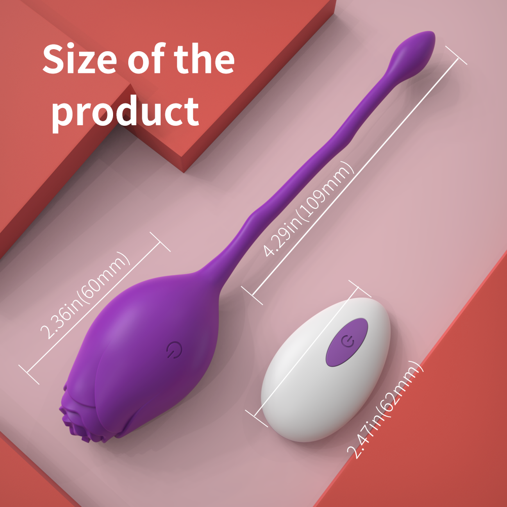 EmberIntimacy's Petal - The Remote Control Rose Vibrating Egg