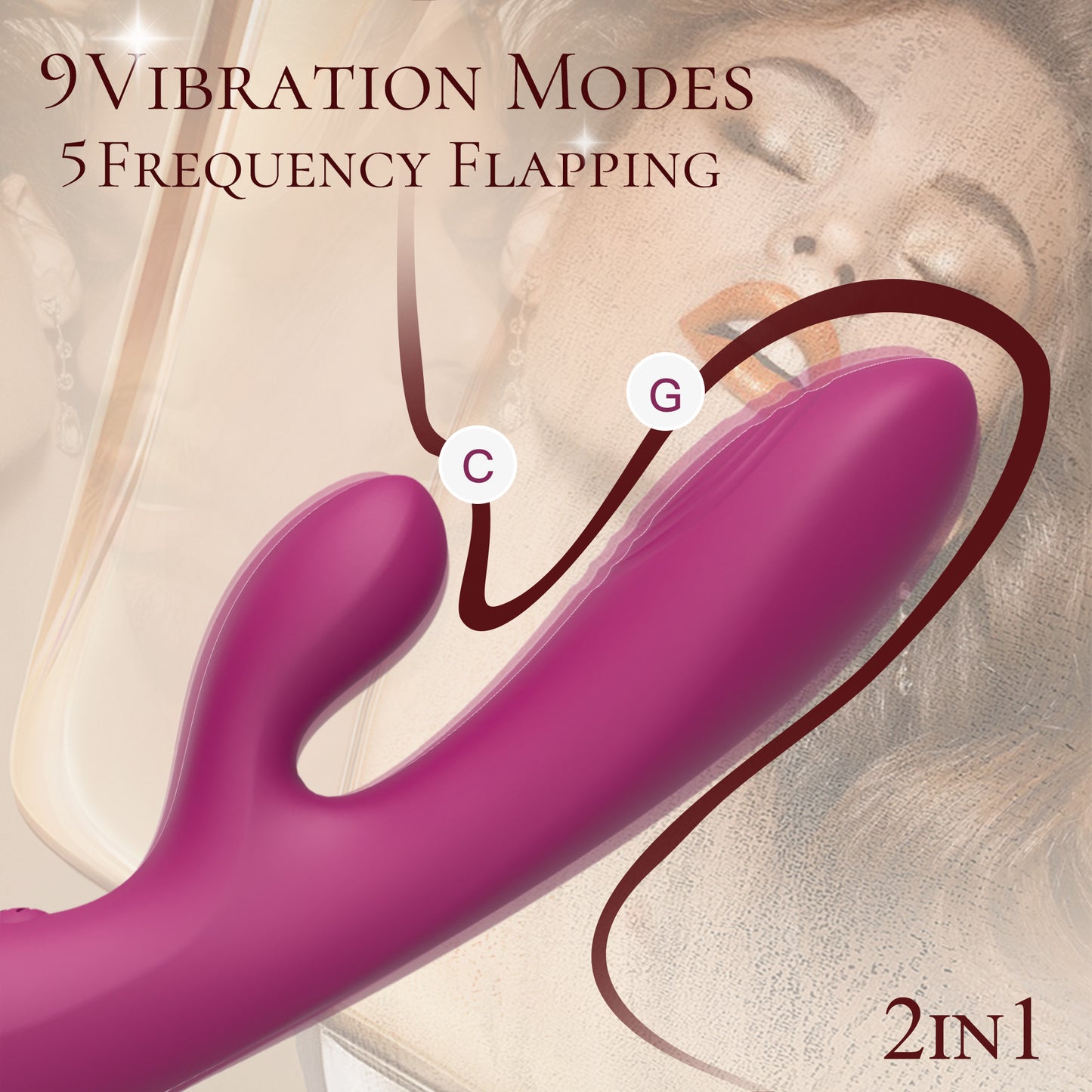 EmberIntimacy's Cadence - Flapping Rabbit & G-Spot Vibrator