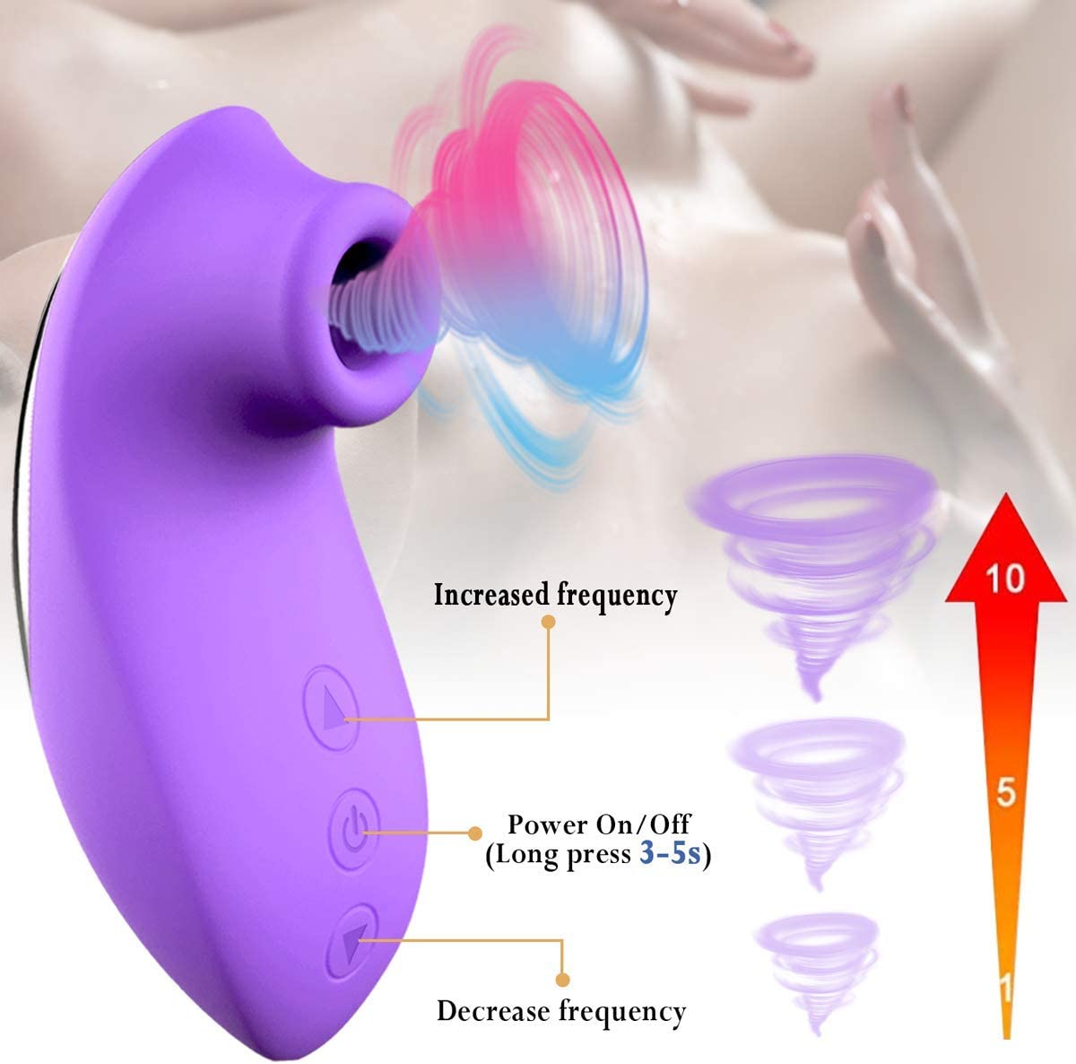 EmberIntimacy's Ignite - Air Pulse Clitoral & Nipple Suction Stimulator