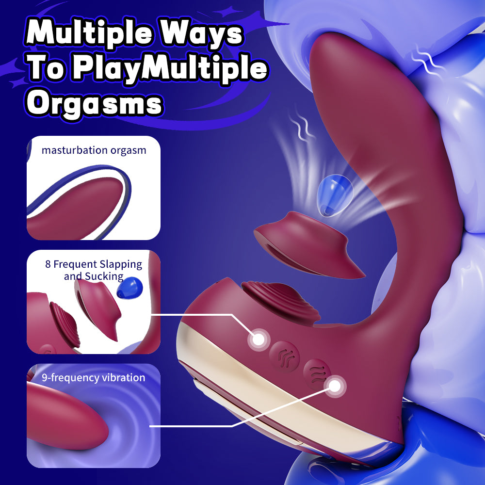 EmberIntimacy's Atelier - The 3-in-1 Luxury Suction, Tapping & G-Spot Vibe