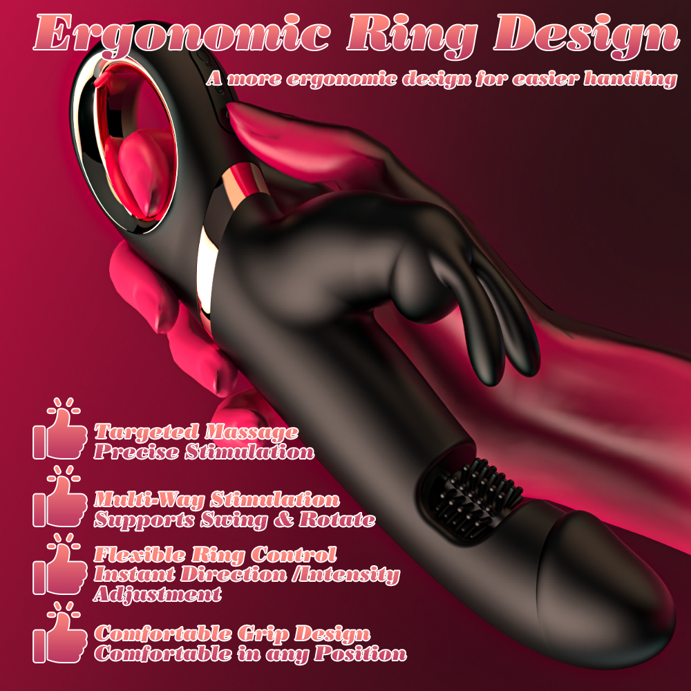 EmberIntimacy's Trinity Vortex - Triple-Stimulation Rotating G-Spot Vibrator