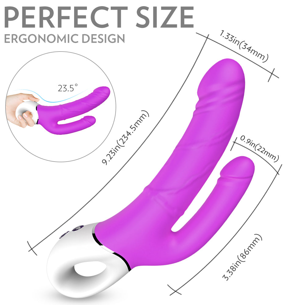 EmberIntimacy's Gemini - Dual-Penetration G-Spot & Anal Vibrator