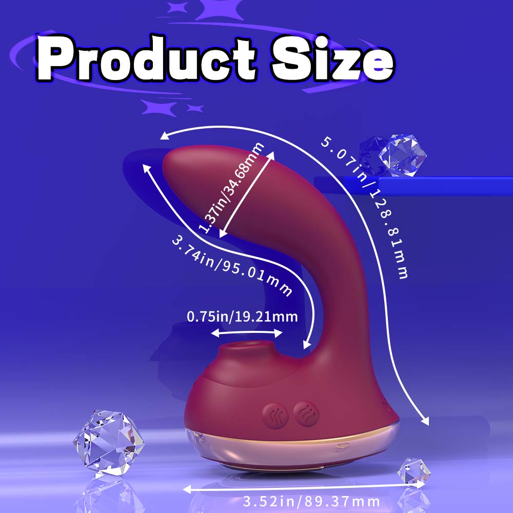 EmberIntimacy's Atelier - The 3-in-1 Luxury Suction, Tapping & G-Spot Vibe