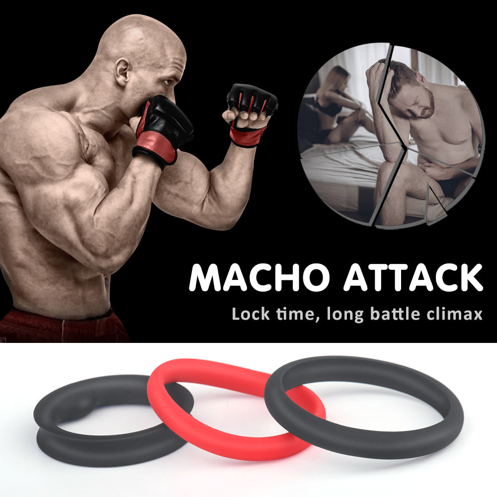EmberIntimacy's Legion - The 3-Piece Stamina & Erection Ring Set