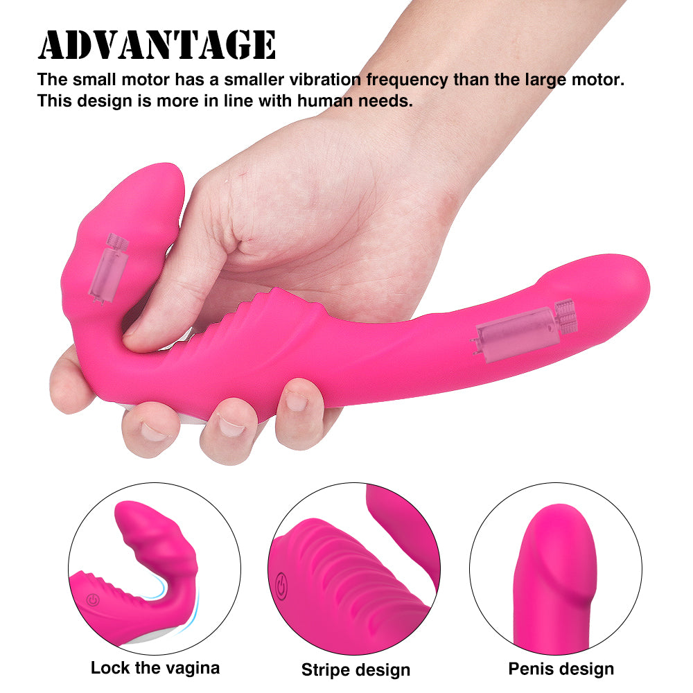 EmberIntimacy's Duet - U-Shaped Wearable Couples & Lesbian Vibrator