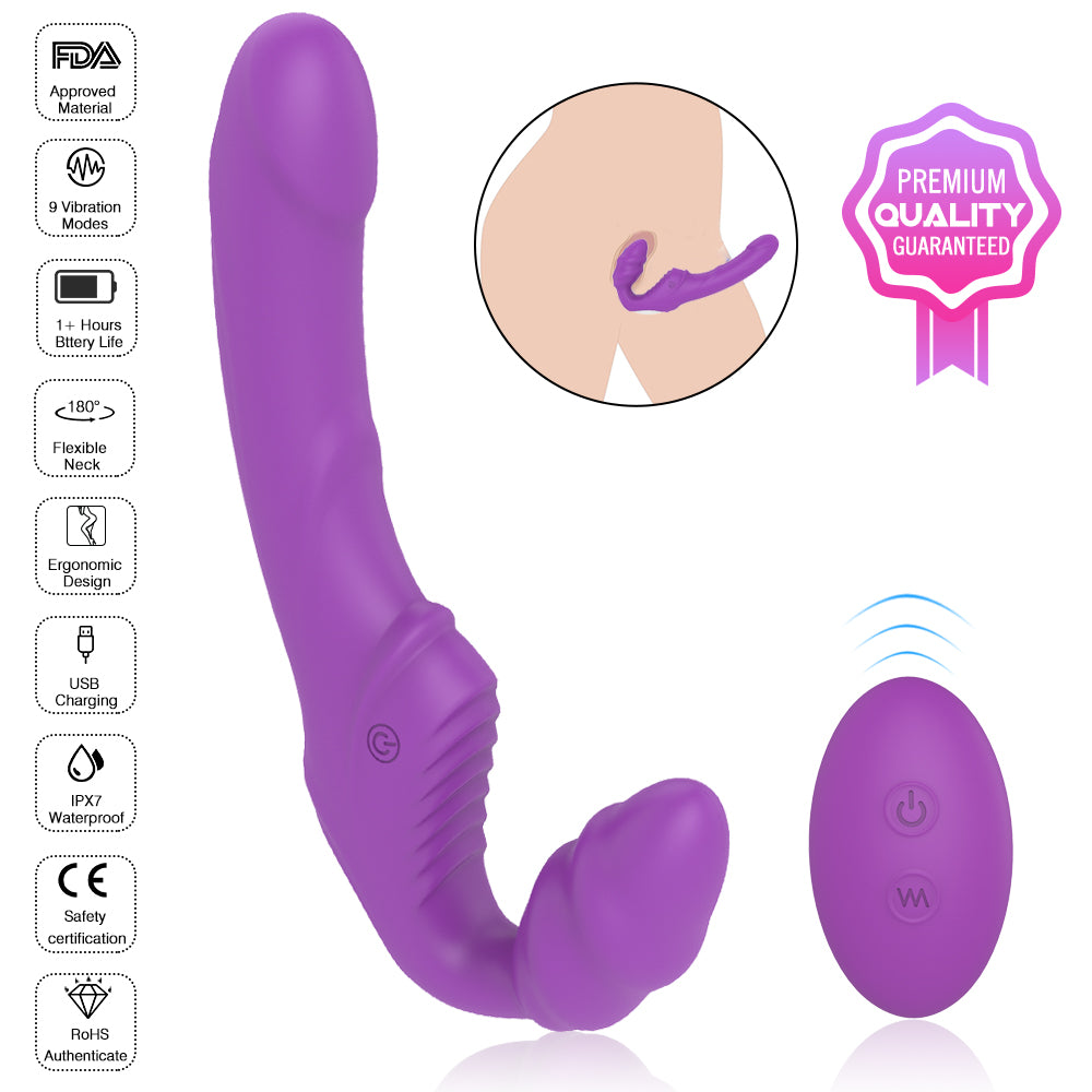 EmberIntimacy's Duet - U-Shaped Wearable Couples & Lesbian Vibrator