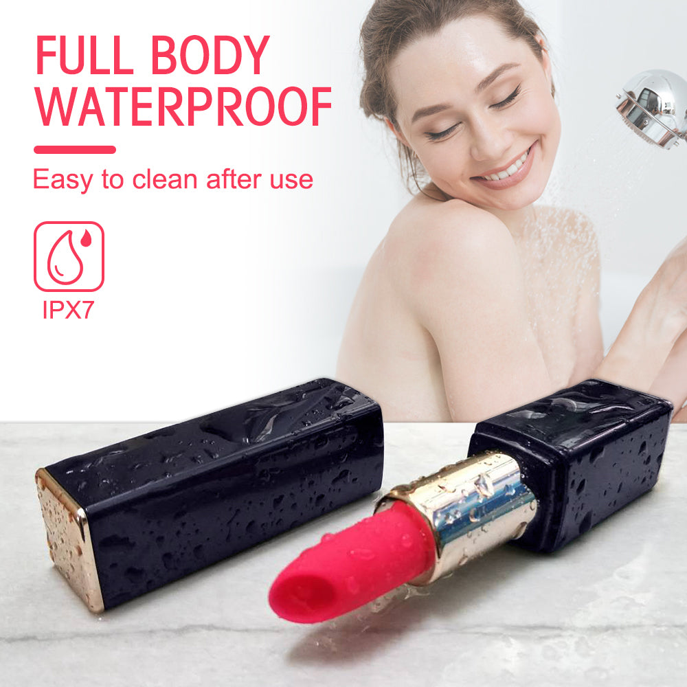 EmberIntimacy's Stiletto - The 3-in-1 Interchangeable Head Lipstick Vibrator