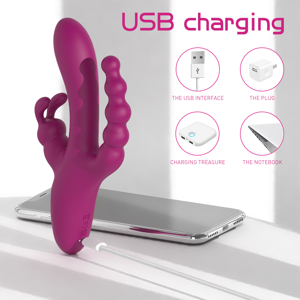 EmberIntimacy's Cerberus - The Triple-Motor Multi-Point Rabbit Vibrator