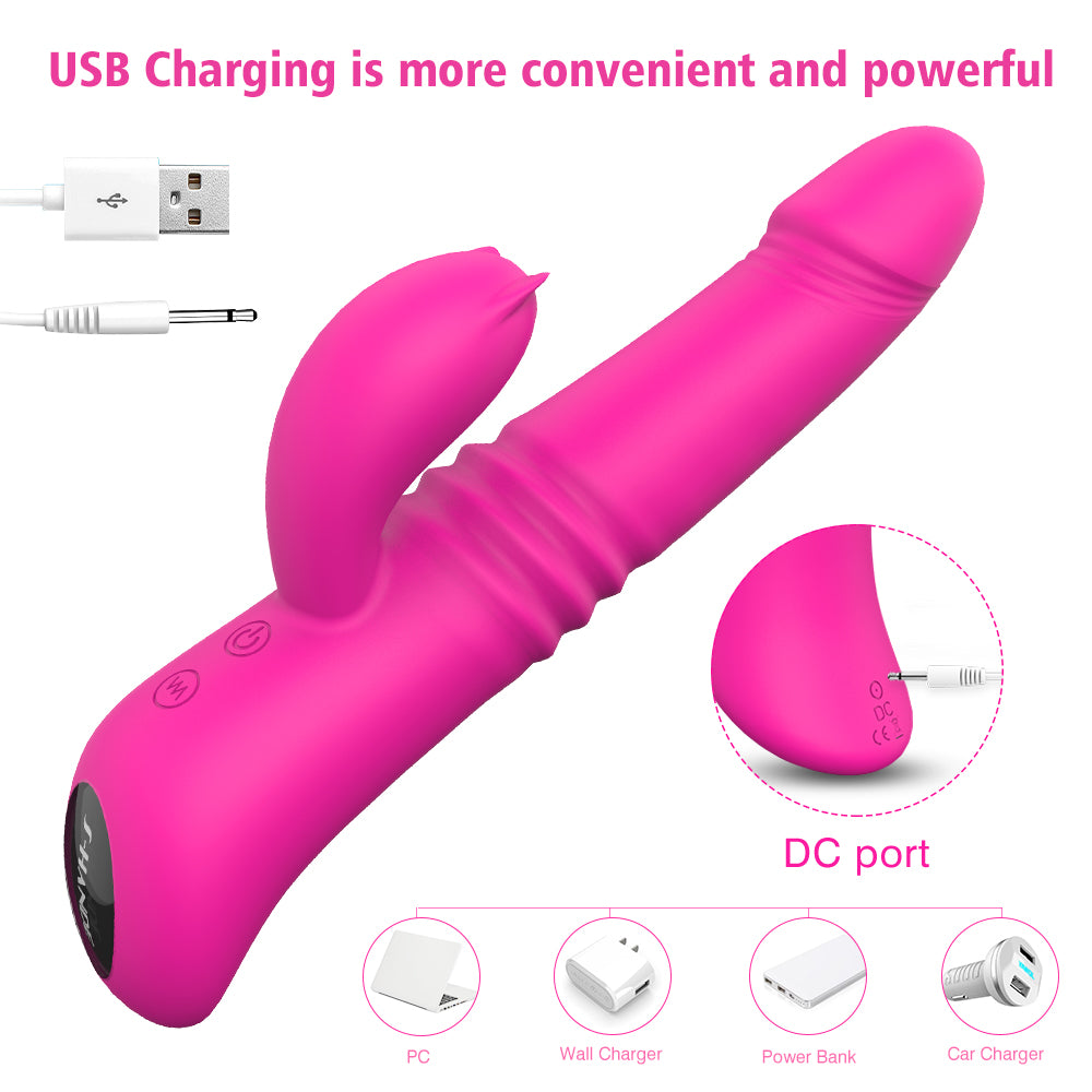 EmberIntimacy's Singularity - The 4-in-1 Heated, Thrusting & Rotating Rabbit