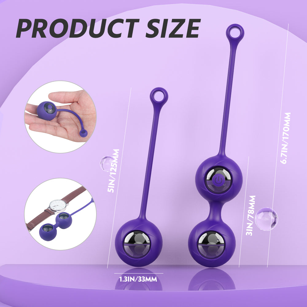 EmberIntimacy's Vesta - The Vibrating & Progressive Kegel Training Set