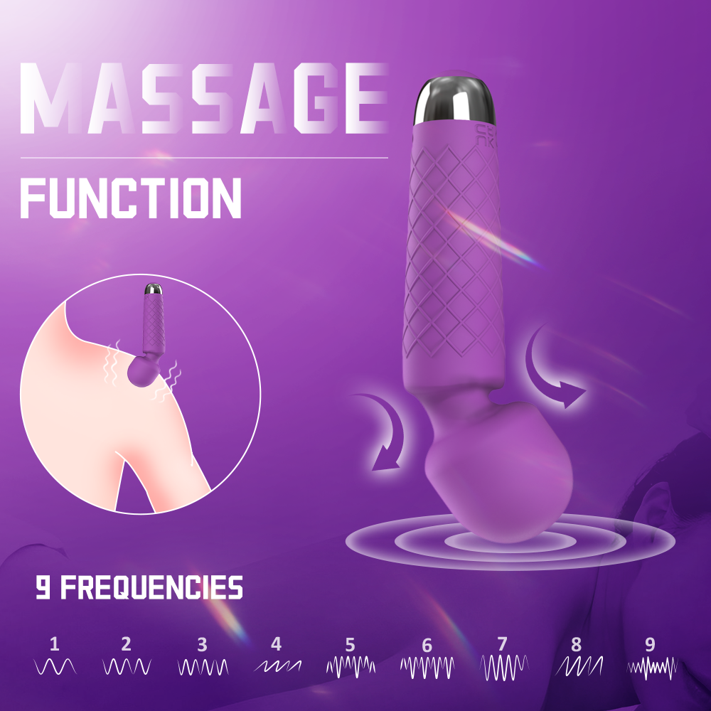 EmberIntimacy's Epicenter - The Compact Wand Vibrator & Body Massager