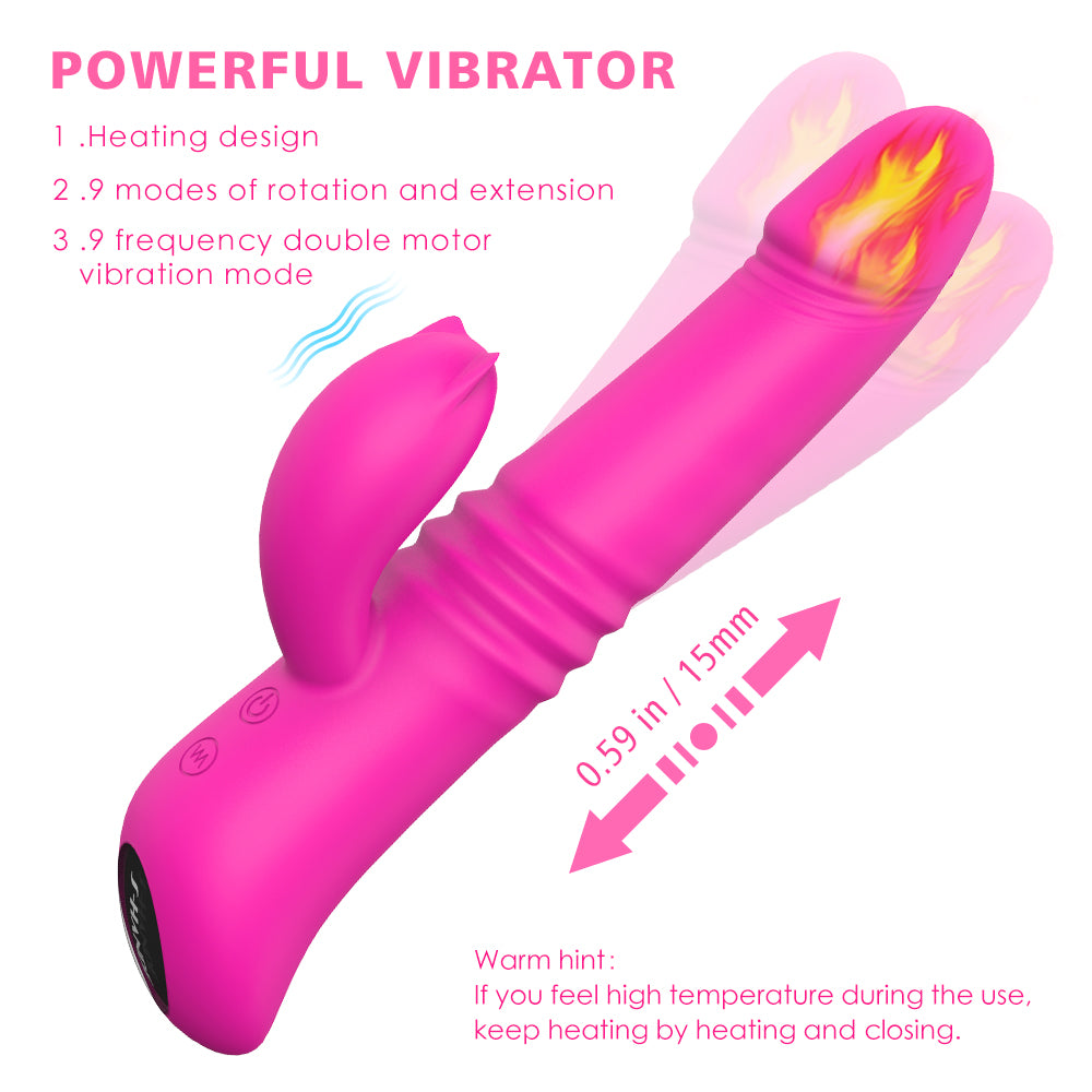 EmberIntimacy's Singularity - The 4-in-1 Heated, Thrusting & Rotating Rabbit