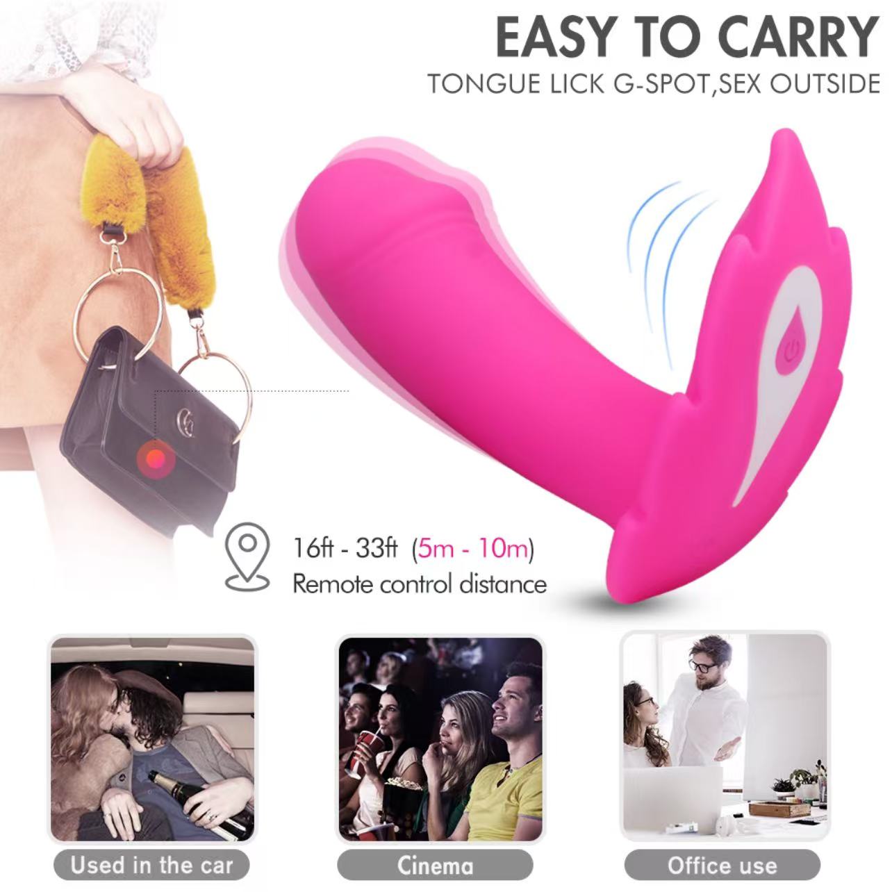 EmberIntimacy's Aura - Remote Control Wearable Couple's Vibrator