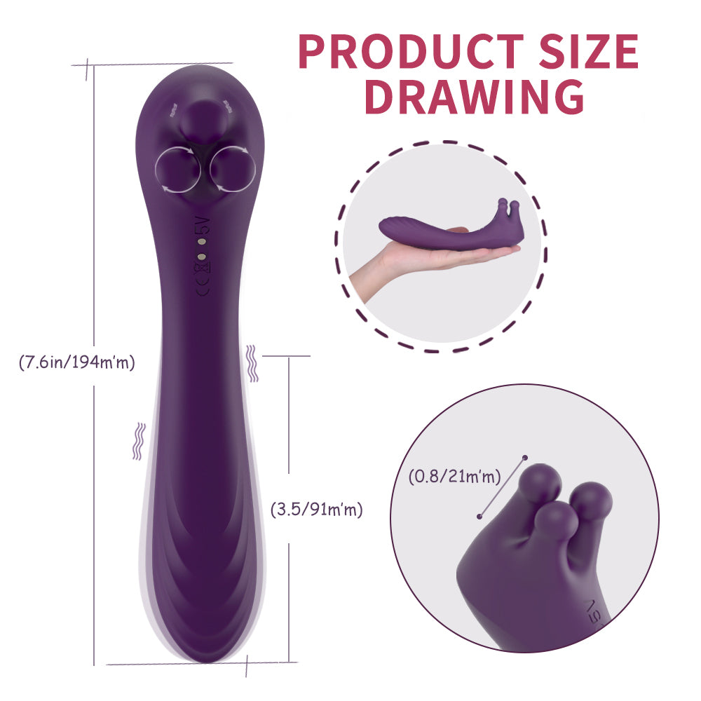 EmberIntimacy's Feline - Rotating Claw & G-Spot Kneading Vibrator