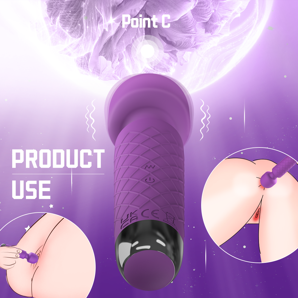 EmberIntimacy's Epicenter - The Compact Wand Vibrator & Body Massager