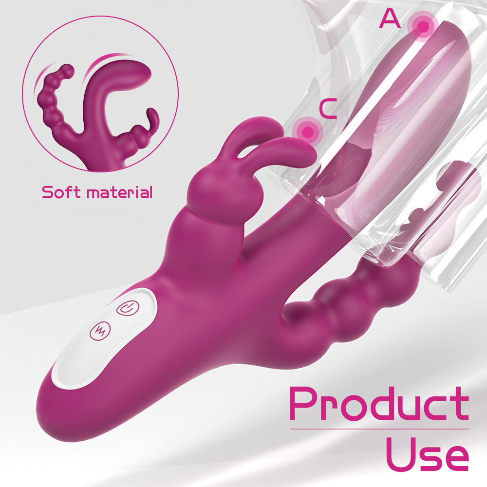 EmberIntimacy's Cerberus - The Triple-Motor Multi-Point Rabbit Vibrator