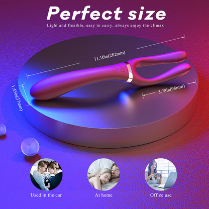 EmberIntimacy's Trident - The 3-Prong Adaptable G-Spot & Couples' Vibrator