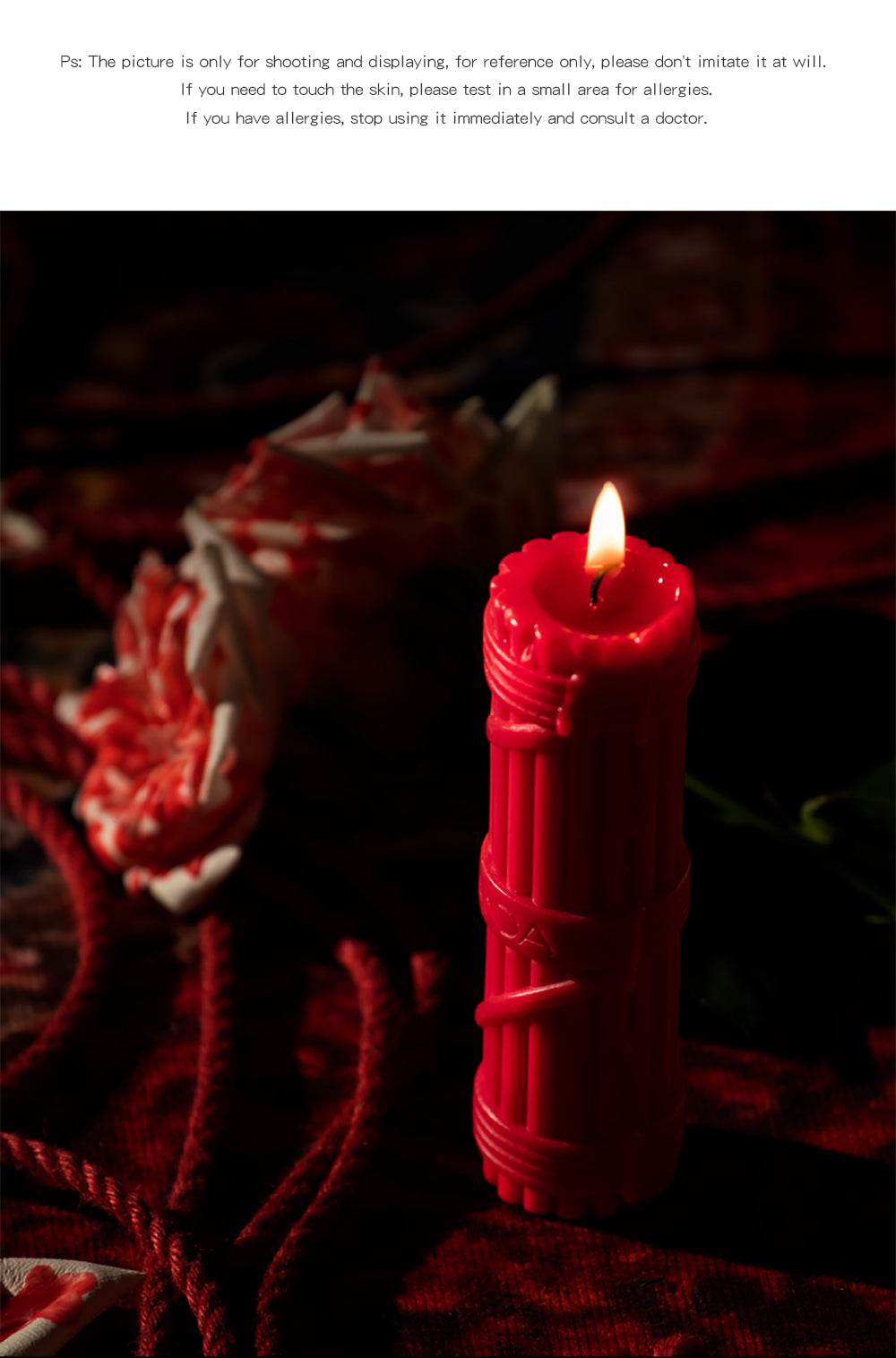 SEVANDA "Scepter of the Fasces" Low-Temperature Play Candle Set