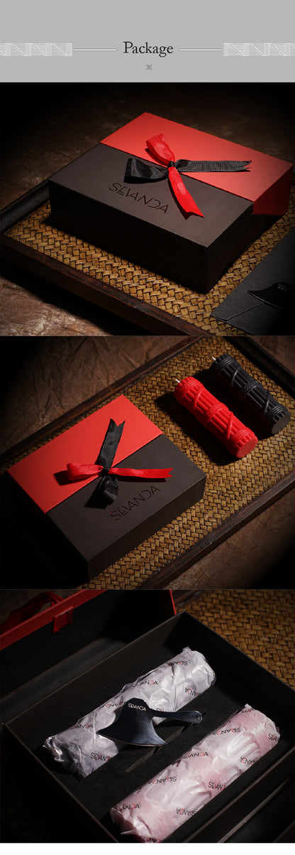 SEVANDA "Scepter of the Fasces" Low-Temperature Play Candle Set