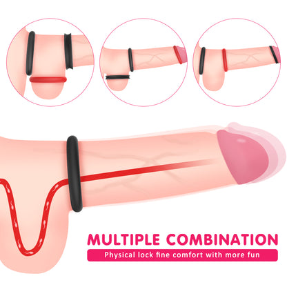 EmberIntimacy's Legion - The 3-Piece Stamina & Erection Ring Set