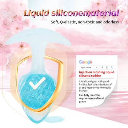 EmberIntimacy's Glacial Jewel - Crystal Liquid Silicone Anal Plug