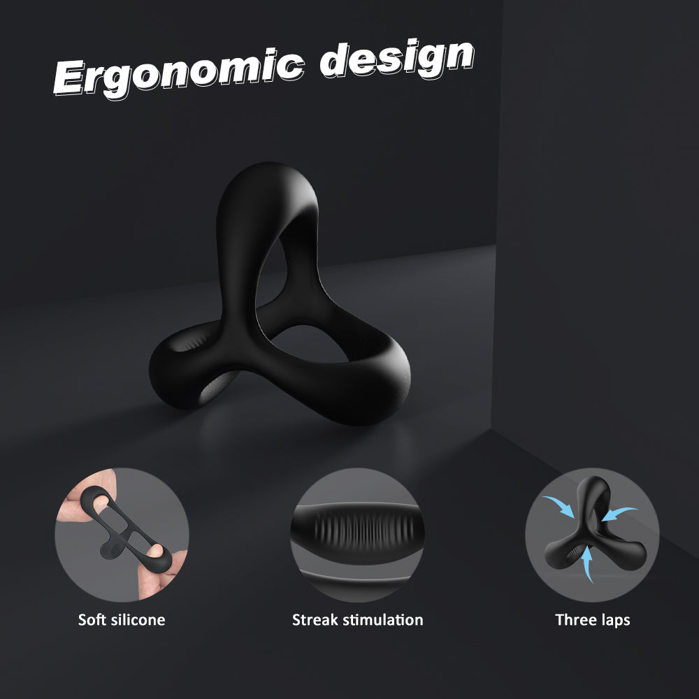 EmberIntimacy's Trinity - The Ergonomic 3-Point Stamina Ring
