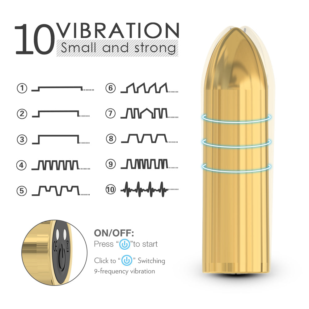 EmberIntimacy's Ricochet - The Remote Control Golden Bullet Vibe