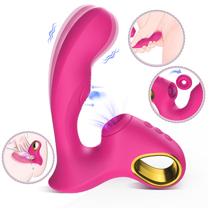 EmberIntimacy's Scepter - The 3-in-1 Finger-Held Tapping & Suction Vibe