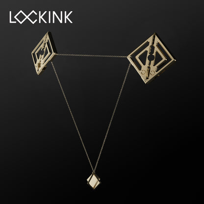 LOCKINK Roller-Adjustable Nipple Clamps | Jewelry-Grade Multi-Use Body Clamp Set
