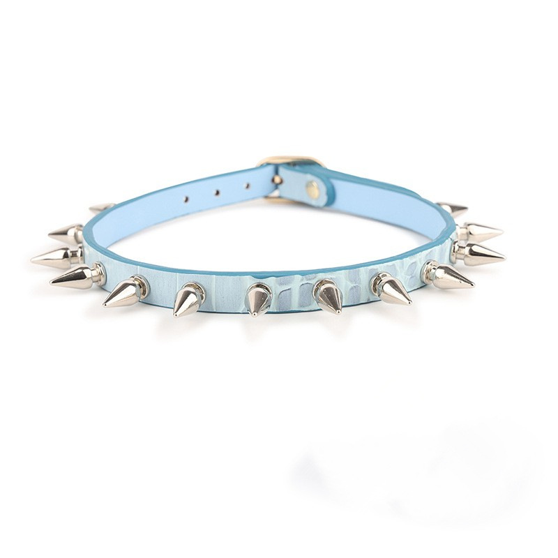 EmberIntimacy Rebel Spike Leather Colla