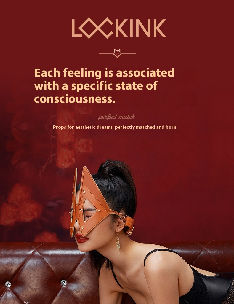 SEVANDA "Hidden Fog Fox" Openable Blindfold