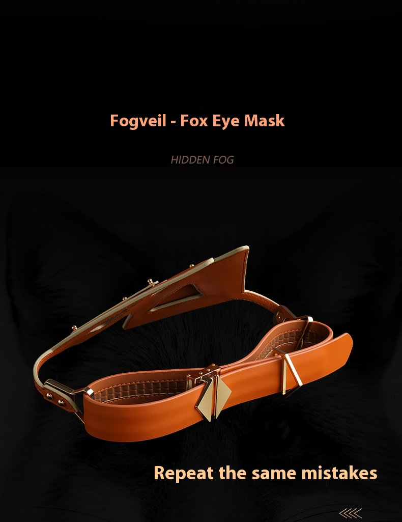 SEVANDA "Hidden Fog Fox" Openable Blindfold