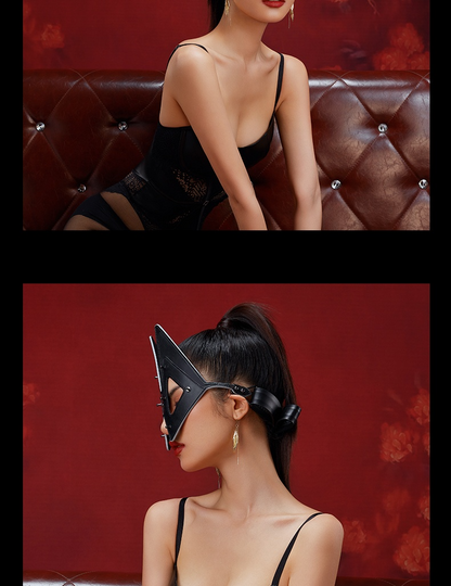 SEVANDA "Hidden Fog Fox" Openable Blindfold