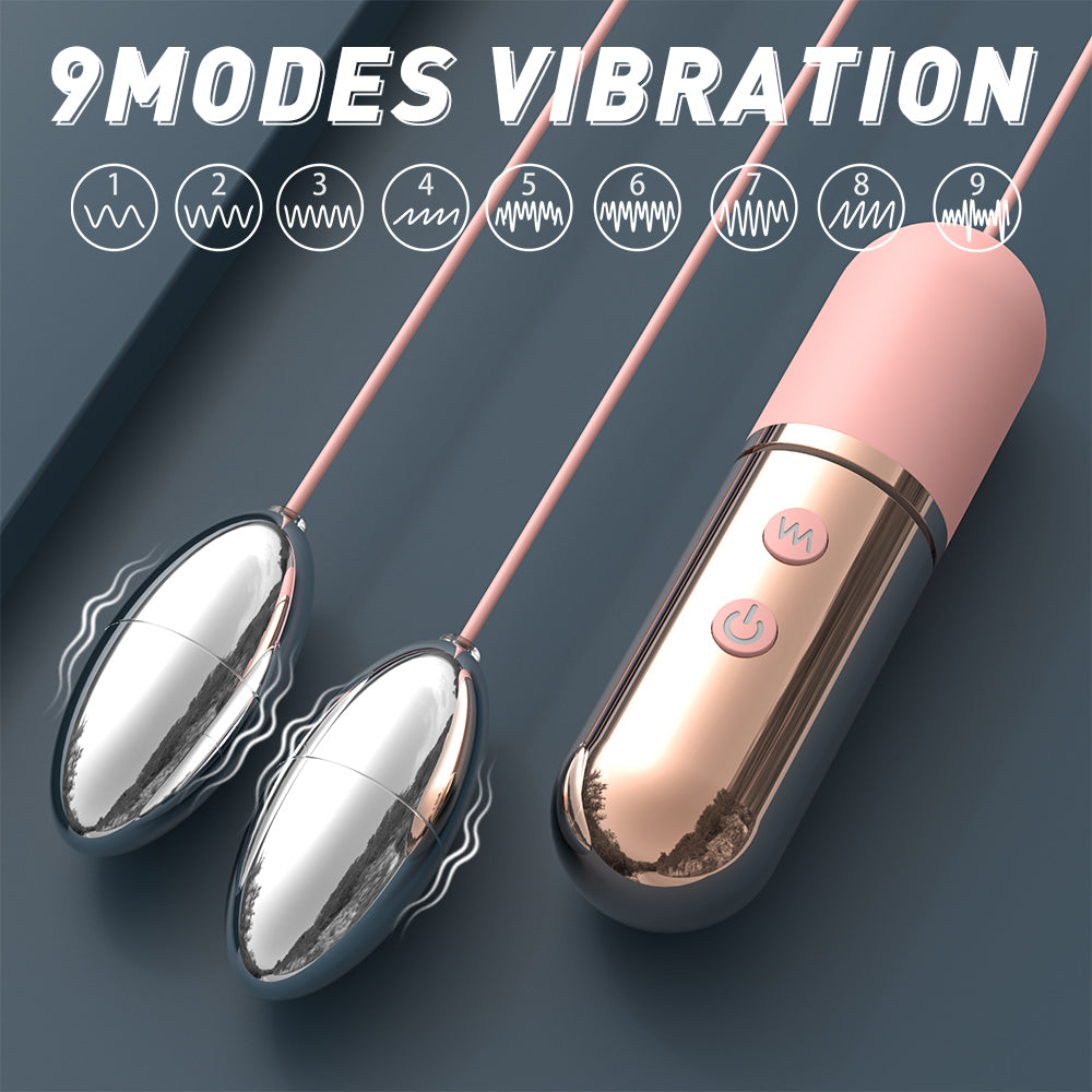 EmberIntimacy's Binary - The Dual Metal Vibrating & Kegel Love Egg Set