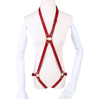 EmberIntimacy Crimson Cage Harness Set